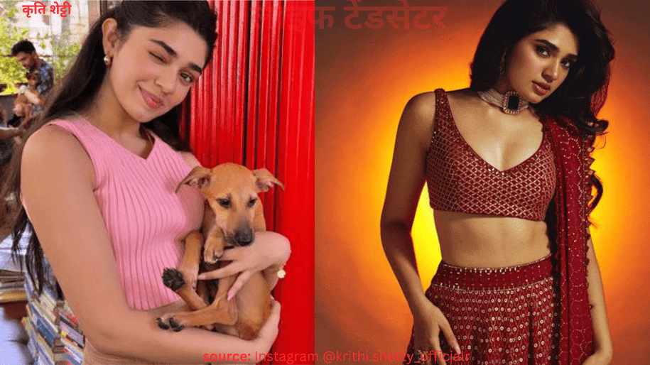 Diva of tamil movie love her dog